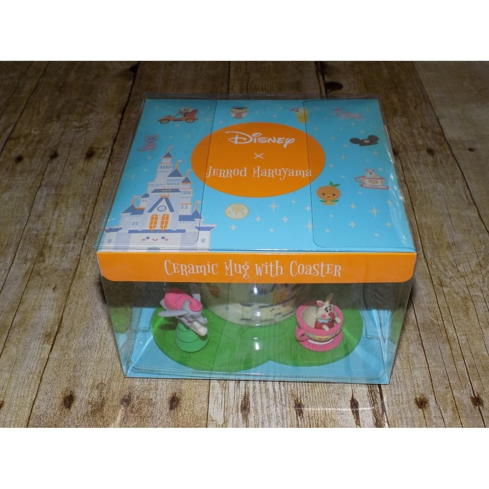 Disney Parks Jerrod Maruyama Kingdom of Cute Coffee Mug Cup Coaster NEW - Picture 2 of 8